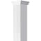Ekena Millwork Craftsman Classic Square Non-Tapered Smooth PVC Column, Crown Capital & Capital Base CC0804ENPCRCR - alternate 4